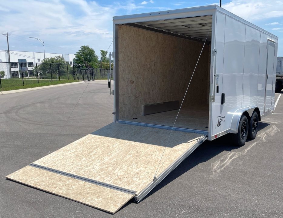 New 7.5 x 16 Sto 400 7' Tall Aluminum Cargo / Enclosed Trailer