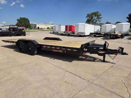 New 2027 H&H Trailers 82x22 Electric Tilt Speed Loader 14k Equipment Trailer