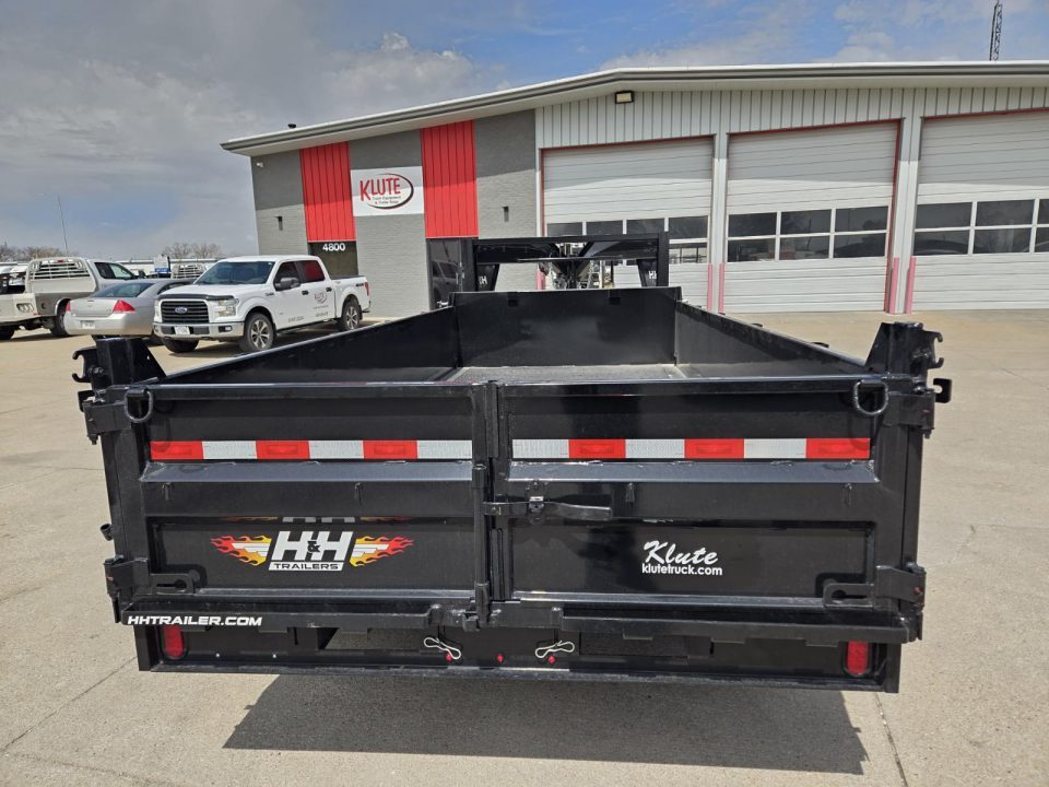 New 2027 H&H Trailers 83x16 Industrial Gooseneck 16K Dump Trailer