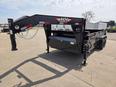 New 2027 H&H Trailers 83x16 Industrial Gooseneck 16K Dump Trailer