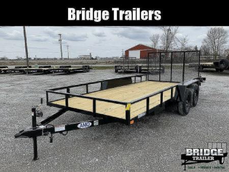 New 2027 AMO AL16TBXW (82  X 16') 7K Landscape Utility Trailer