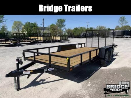 New 2027 AMO AL16TB (76  X 16') 7K Landscape Utility Trailer