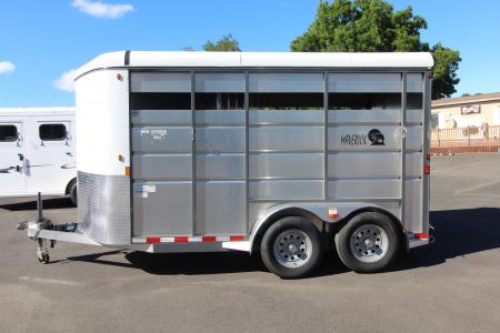 Used 2024 Maverick 2 Horse Trailer - Swing out Saddle Rack - Padded Air-flow Divider