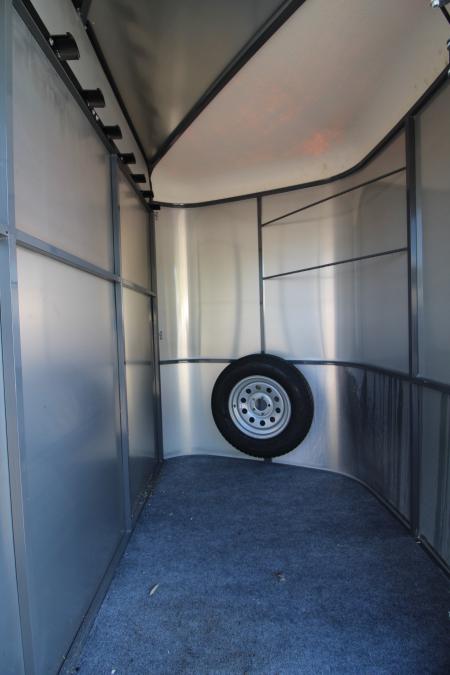 Used 2024 Maverick 2 Horse Trailer - Swing out Saddle Rack - Padded Air-flow Divider