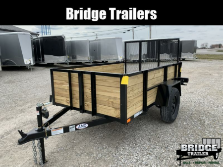 New 2027 AMO A9580WG (60  X 8') 2.9K Single Highside Utility Trailer