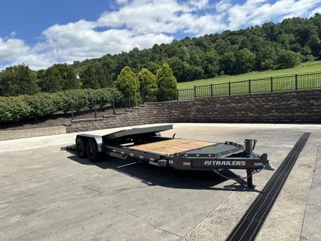New PJ Trailers 20' Hydraulic Dampening Tilt (TY)