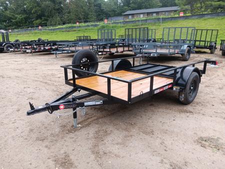 New 2027 U-Dump 5510USAGW Utility Trailer / 5'.5 " WIDE BY 10' LONG / 3500# IDLER AXLE / 48" MESH LANDSCAPER GATE / SPARE TIRE MOUNT / SPARE TIRE AND WHEEL