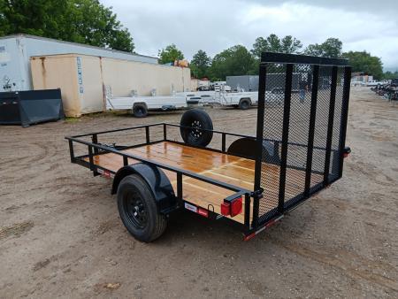 New 2027 U-Dump 5510USAGW Utility Trailer / 5'.5 " WIDE BY 10' LONG / 3500# IDLER AXLE / 48" MESH LANDSCAPER GATE / SPARE TIRE MOUNT / SPARE TIRE AND WHEEL