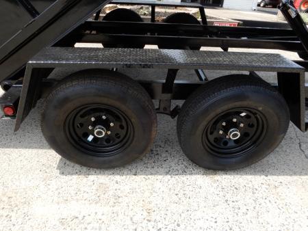 New 2027 Covered Wagon 6x12 Dump, 4' Sides, 5200# Axles, Spare & Tarp