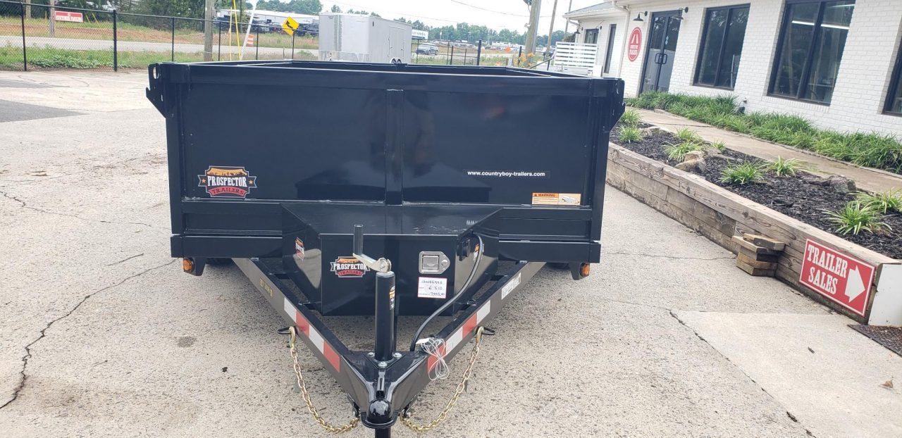 New 2027 Covered Wagon 6x10 Dump, 2' Sides, 7K GVWR, Tarp