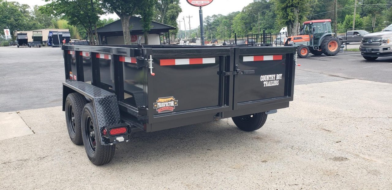 New 2027 Covered Wagon 6x10 Dump, 2' Sides, 7K GVWR, Tarp