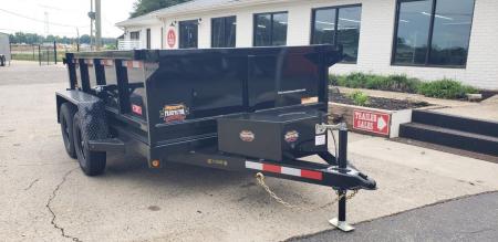New 2027 Covered Wagon 6x10 Dump, 2' Sides, 7K GVWR, Tarp