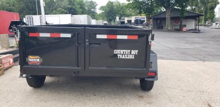New 2027 Covered Wagon 6x10 Dump, 2' Sides, 7K GVWR, Tarp