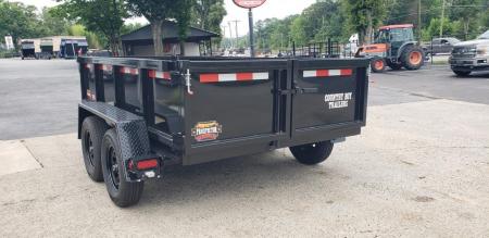 New 2027 Covered Wagon 6x10 Dump, 2' Sides, 7K GVWR, Tarp