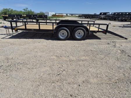 New 2027 East Texas 16' 7K Utility w/ Gate