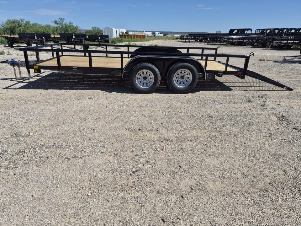 New 2027 East Texas 16' 7K Utility w/ Gate