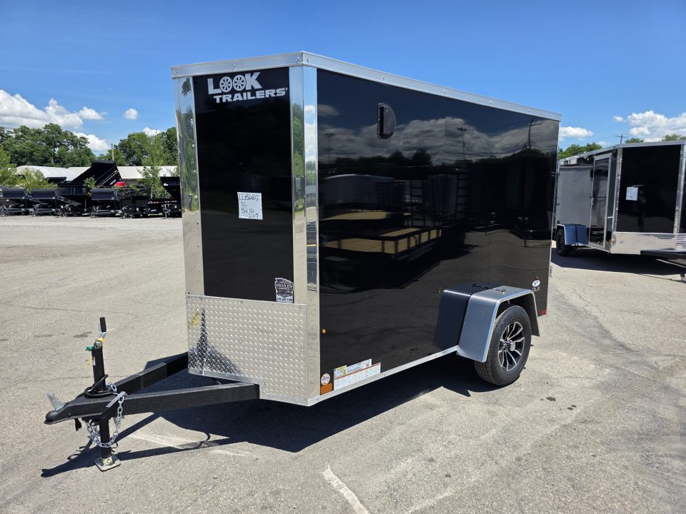 New 2026 Look Trailers ST DLX 5X10 - RAMP Cargo / Enclosed Trailer