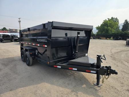 New 2026 Iron Bull 7x14 15k Dump Trailer w/48  Sides and Telescopic Lift