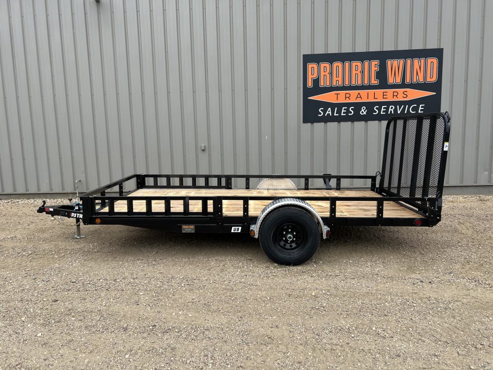 New 2027 PJ Trailers 14' ATV Utility U8 5K Axle Utility Trailer
