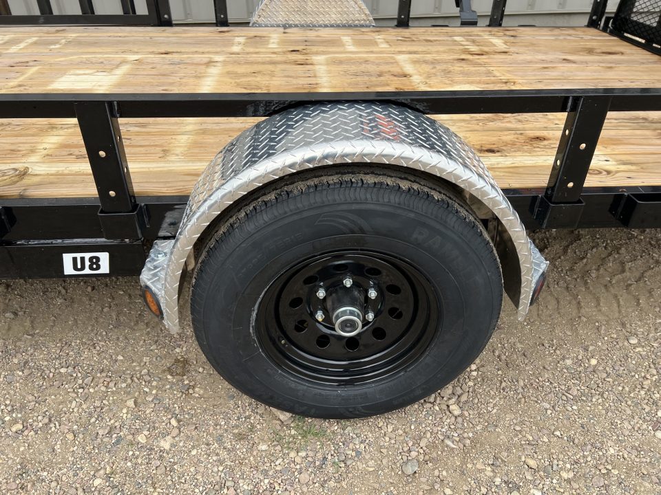 New 2027 PJ Trailers 14' ATV Utility U8 5K Axle Utility Trailer