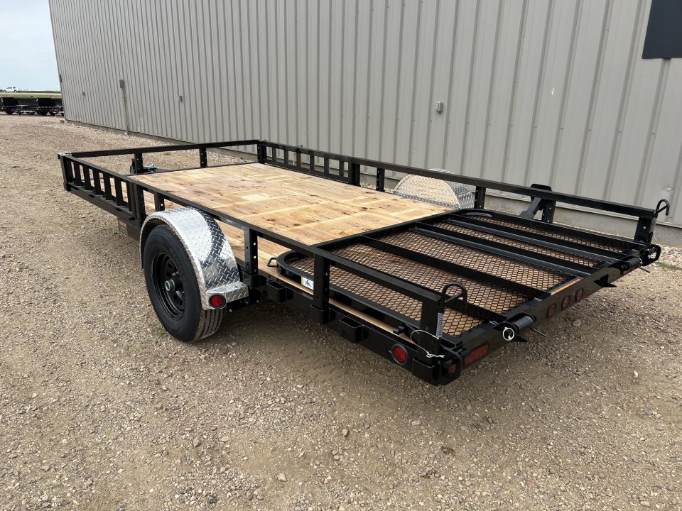 New 2027 PJ Trailers 14' ATV Utility U8 5K Axle Utility Trailer