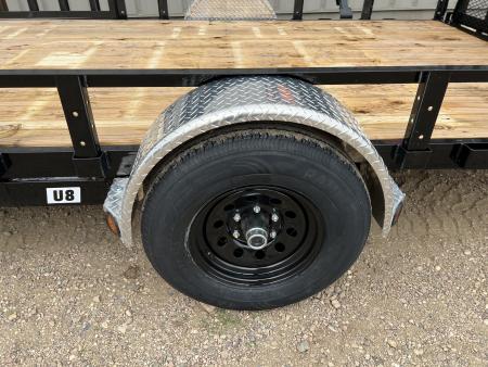 New 2027 PJ Trailers 14' ATV Utility U8 5K Axle Utility Trailer