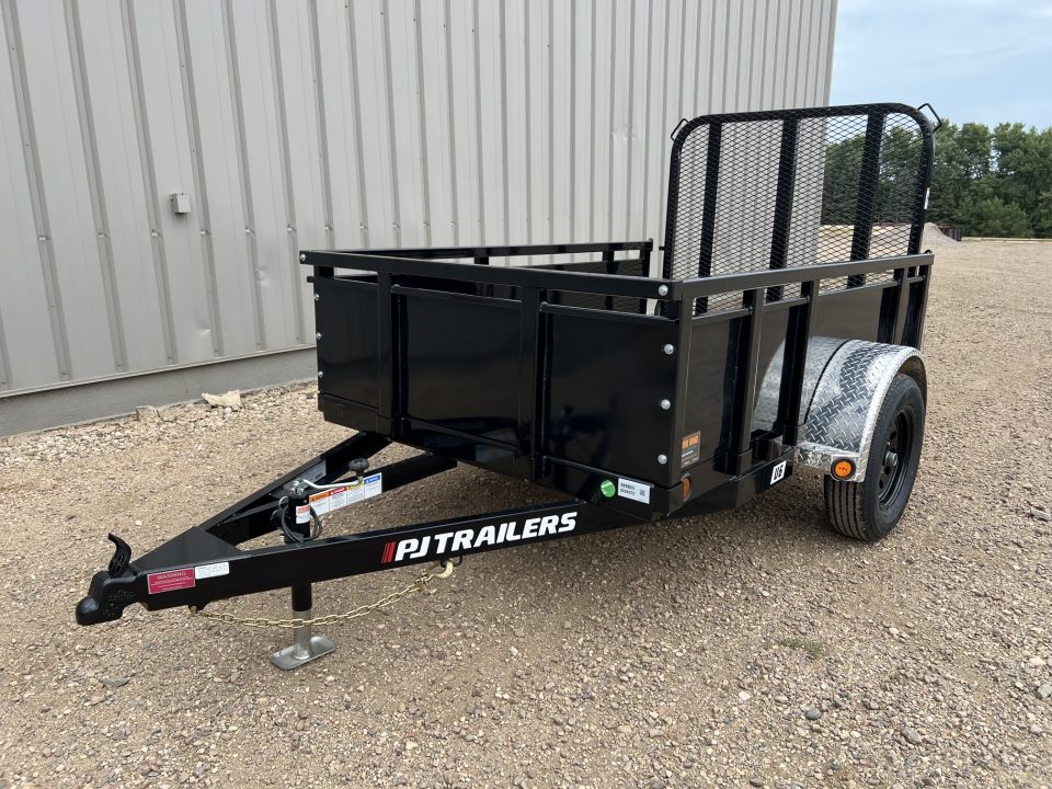 New 2027 PJ Trailers 8' Utility U6 Utility Trailer