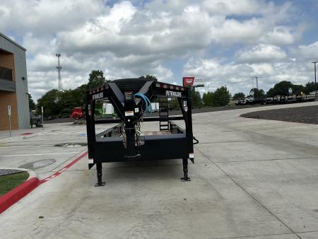 New 2027 PJ 83"x20' Gooseneck Angle Pipetop Trailer – P8