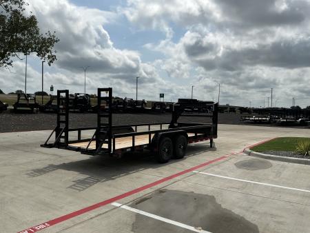 New 2027 PJ 83"x20' Gooseneck Angle Pipetop Trailer – P8