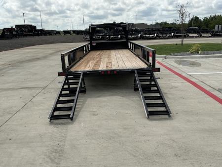 New 2027 PJ 83"x20' Gooseneck Angle Pipetop Trailer – P8