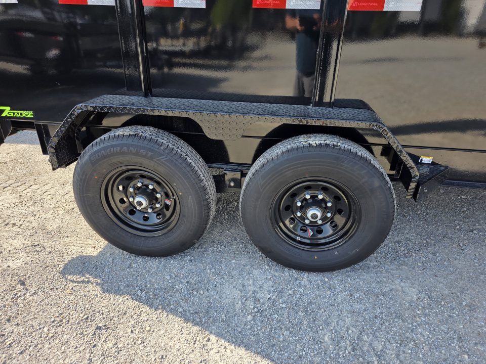 New 2027 Load Trail 48" SIDES 7ga FLOOR 83" x 14' Tandem Axle Low-Pro 83X14 7X14 Dump Trailer