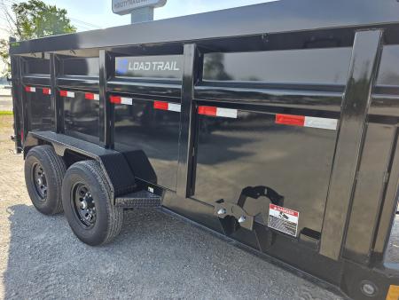 New 2027 Load Trail 48" SIDES 7ga FLOOR 83" x 14' Tandem Axle Low-Pro 83X14 7X14 Dump Trailer