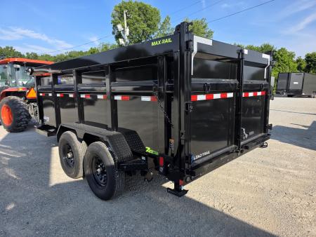 New 2027 Load Trail 48" SIDES 7ga FLOOR 83" x 14' Tandem Axle Low-Pro 83X14 7X14 Dump Trailer