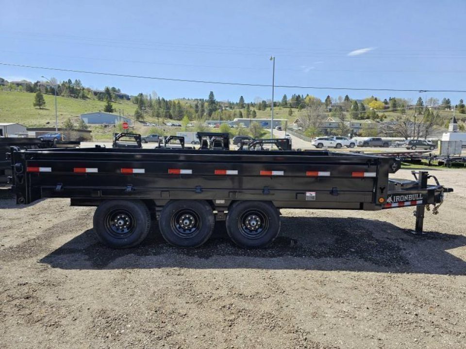 New 2027 Iron Bull 8x16 21k Deckover Dump Trailer