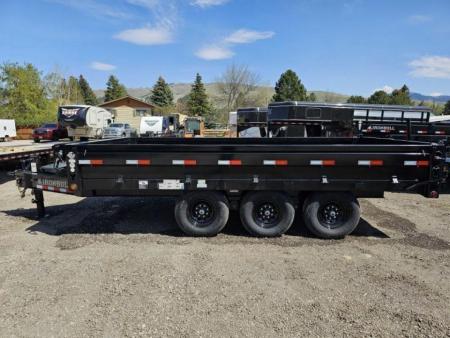 New 2027 Iron Bull 8x16 21k Deckover Dump Trailer