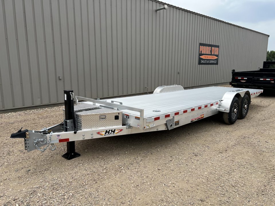 New 2026 H&H Trailers 24' Aluminum Speed Loader Tilt Trailer