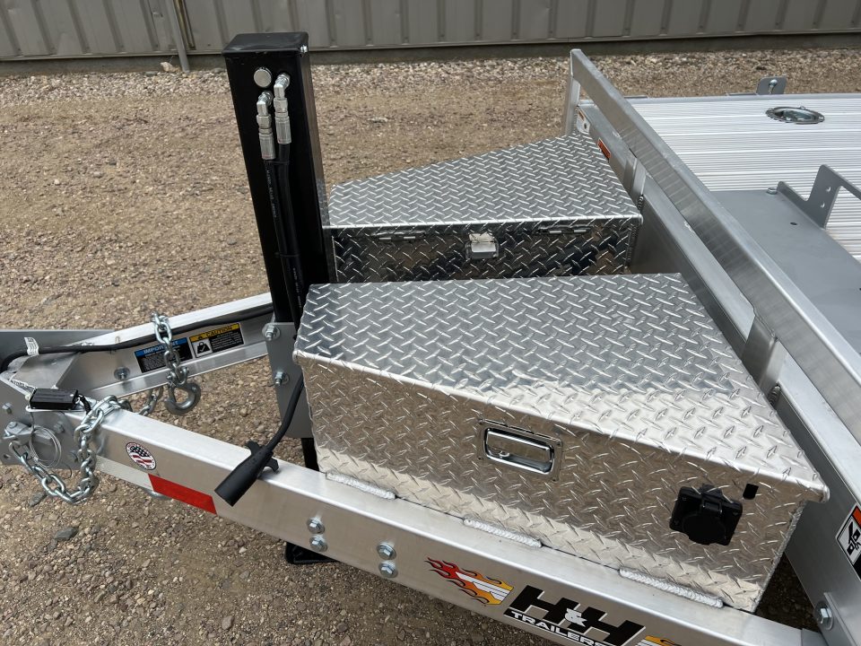 New 2026 H&H Trailers 24' Aluminum Speed Loader Tilt Trailer