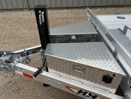 New 2026 H&H Trailers 24' Aluminum Speed Loader Tilt Trailer