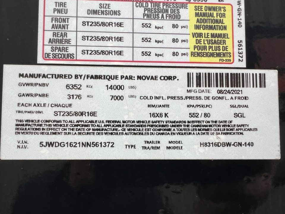 New 2022 H&H Trailers 16' Gooseneck Dump Trailer