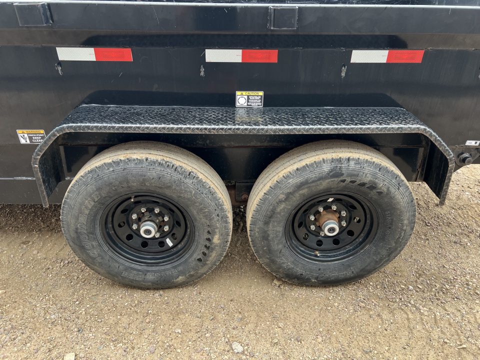 New 2022 H&H Trailers 16' Gooseneck Dump Trailer