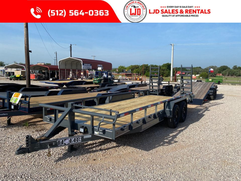 New 2026 Tiger - Heavy Duty Pipetop Equipment Trailer 83' X 20' - 14k GVWR