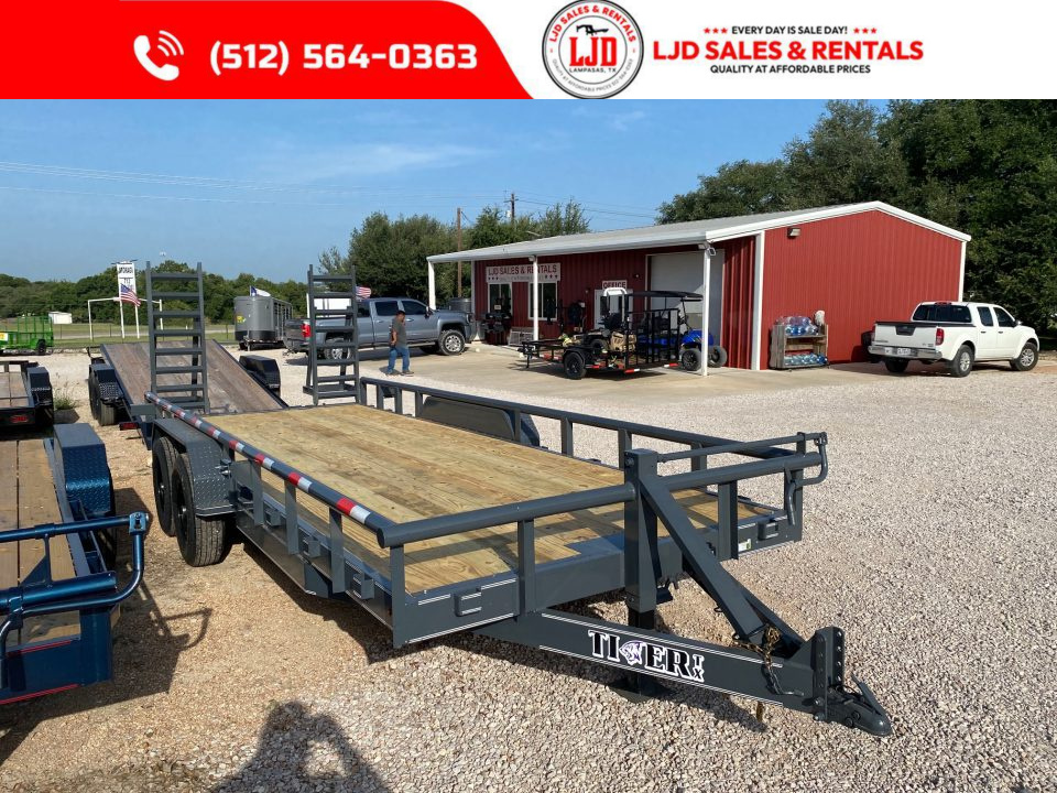 New 2026 Tiger - Heavy Duty Pipetop Equipment Trailer 83' X 20' - 14k GVWR