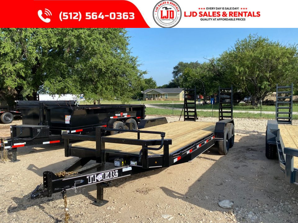 New 2026 Tiger -- 83 "X 22'- Equipment Trailer 14k GVWR