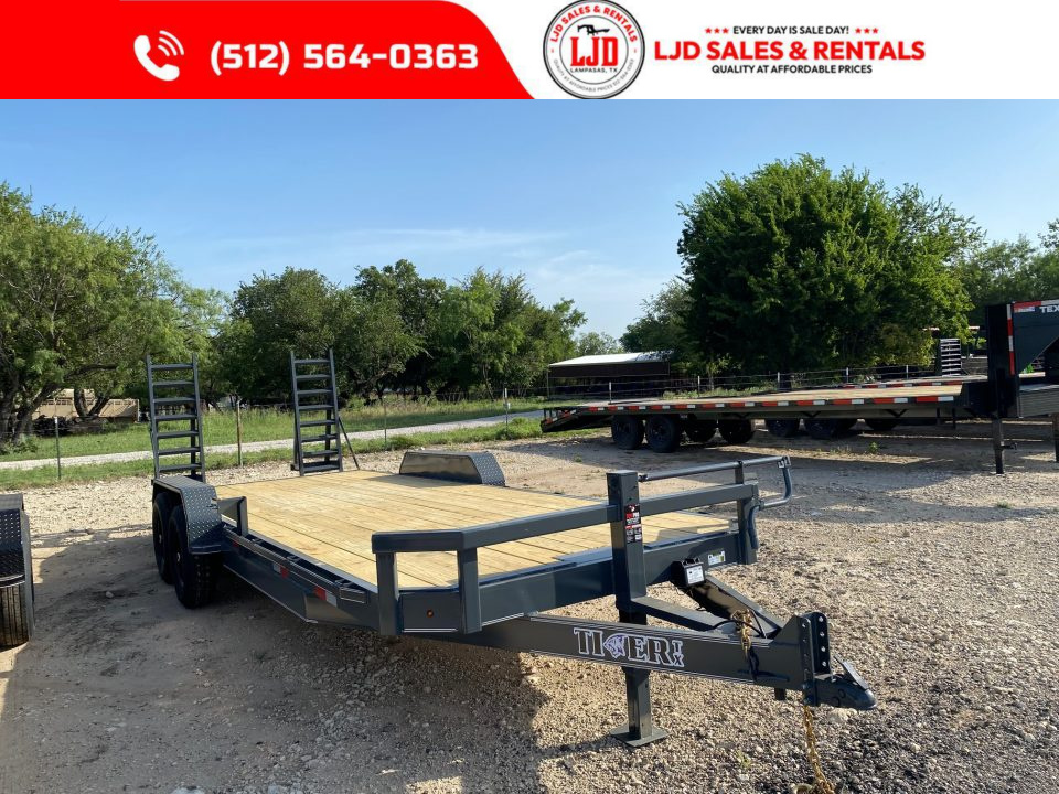 New 2026 Tiger -- 83  X 22'- Equipment Trailer 14K GVWR