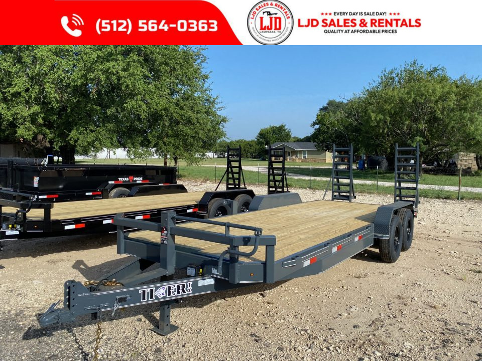 New 2026 Tiger -- 83 "X 22'- Equipment Trailer 14K GVWR
