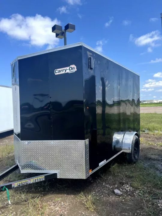 New STORM DAMAGE-DING & DENT SALE!! Carry-On 6x12 Enclosed Cargo Trailer w/ ramp door/ extra height Cargo / Enclosed