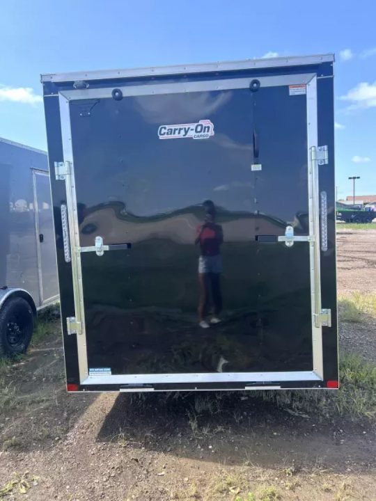 New STORM DAMAGE-DING & DENT SALE!! Carry-On 6x12 Enclosed Cargo Trailer w/ ramp door/ extra height Cargo / Enclosed
