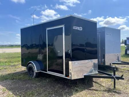 New STORM DAMAGE-DING & DENT SALE!! Carry-On 6x12 Enclosed Cargo Trailer w/ ramp door/ extra height Cargo / Enclosed