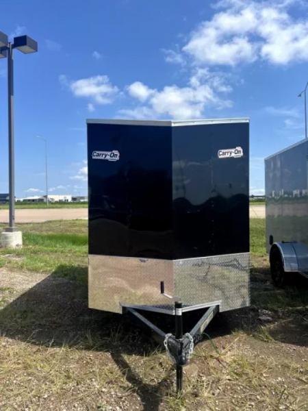 New STORM DAMAGE-DING & DENT SALE!! Carry-On 6x12 Enclosed Cargo Trailer w/ ramp door/ extra height Cargo / Enclosed