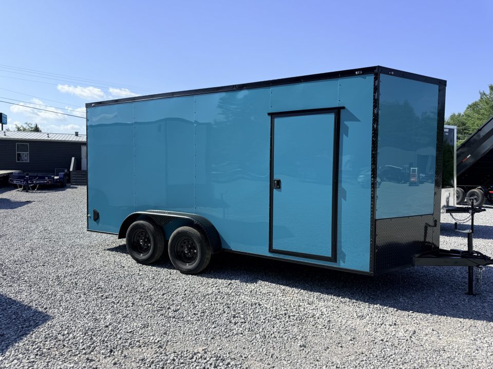 New 2026 Cargo United 7x16 TA (7.3 HT) BLACKOUT .80 Polycore Cargo / Enclosed Trailer